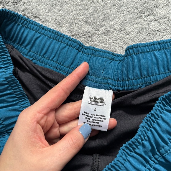 Men’s Large Alaskan Hardgear Duluth Trading Compression Lined Performance Shorts - Picture 5 of 6